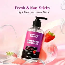 Lubricante a Base de Agua SiYi 120ml - Fresa Silvestre