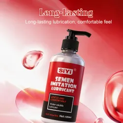 Lubricante a Base de Agua SiYi 120ml - Imitación Semen — Efecto Calor