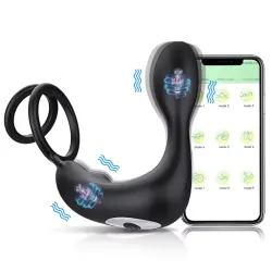 📱 Masajeador de Próstata «App-Control»: Potencia, Control y Placer Dual