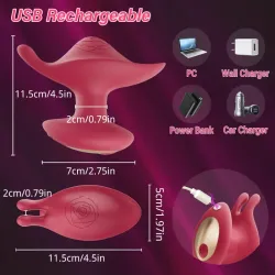 🔥 Mini Vibrador de Dedos «Sweet Heart»: El Conejito que Cabe en tu Mano