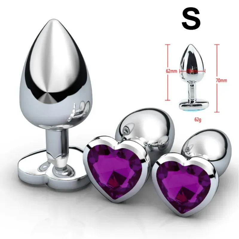 fotos de plug anal Amazon.com: Pink Gem Anal Plug- Small : Health & Household main image 0