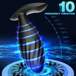 Plug anal inalámbrico con control remoto