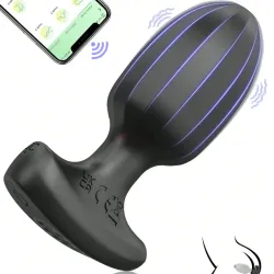 Plug anal Vibrador Controlable por el móvil