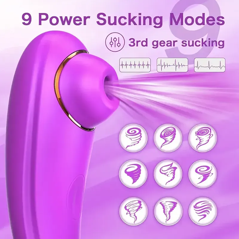 Succionador 2 en 1 – 9 Modos de Placer Irresistible