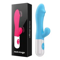 Vibrador de conejito estimulador de clítoris carga USB