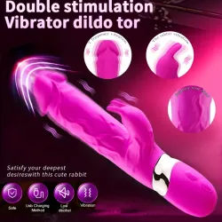 Vibrador de punto G en forma de Conejito