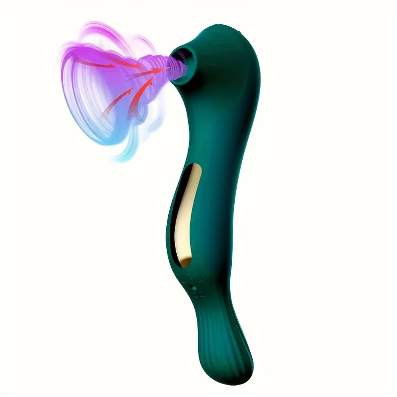 Vibrador de Succión Potente 2 en 1