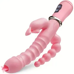 Vibrador Masajeador 3 en 1 para Punto G – 12 Modos de Placer Irresistible