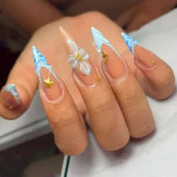 Builder gel uñas largas