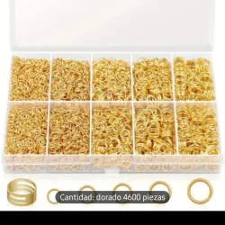 Aros dorados de 7 mm