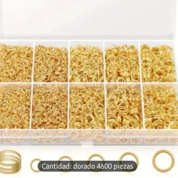 Aros dorados de 8 mm