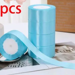 Cinta color azul cielo de 4 cm 