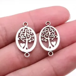 Conectores árbol de la Vida Plateados