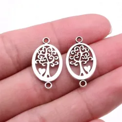 Conectores árbol de la Vida Plateados
