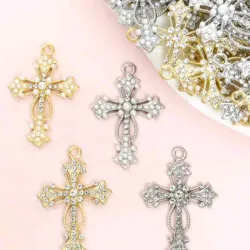 Dije de Cruz Plateada