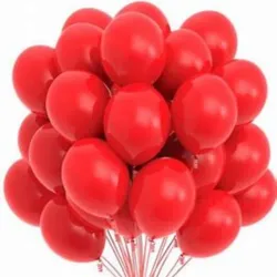 Globos de látex rojos 