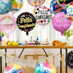 Globos Foil Happy Birthday