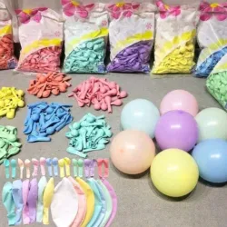 Globos tono pastel