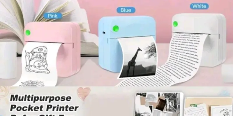 Impresora portátil multifuncional mini térmica Bluetooth C17!📱✨