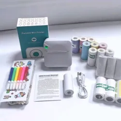 Impresora portátil multifuncional mini térmica Bluetooth C17!📱✨