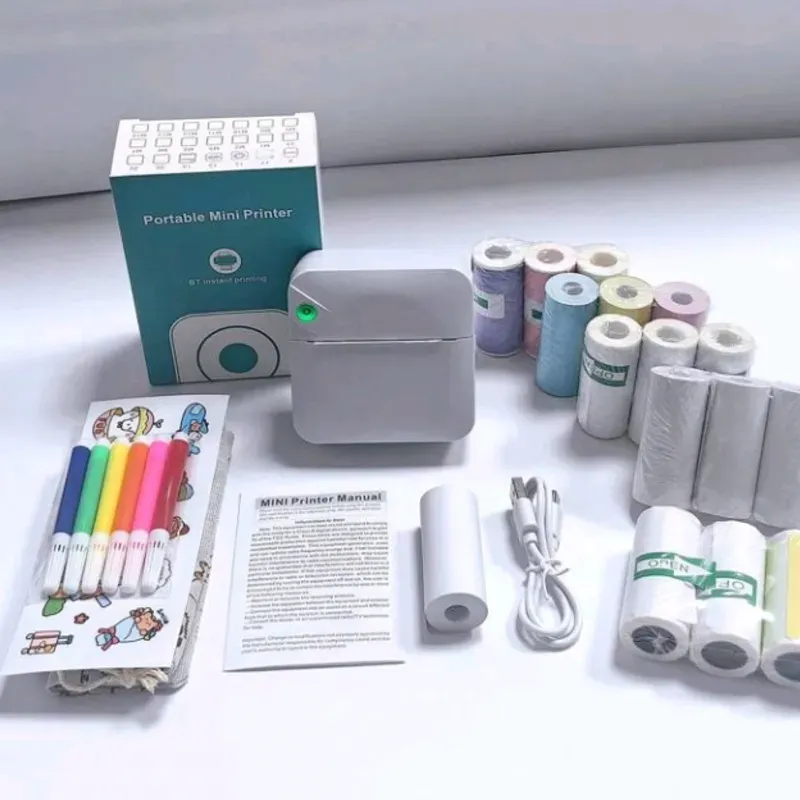 Impresora portátil multifuncional mini térmica Bluetooth C17!📱✨