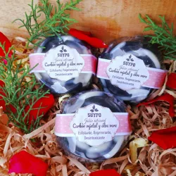 Jabón de Carbón Vegetal con Aloe Vera extra grande 