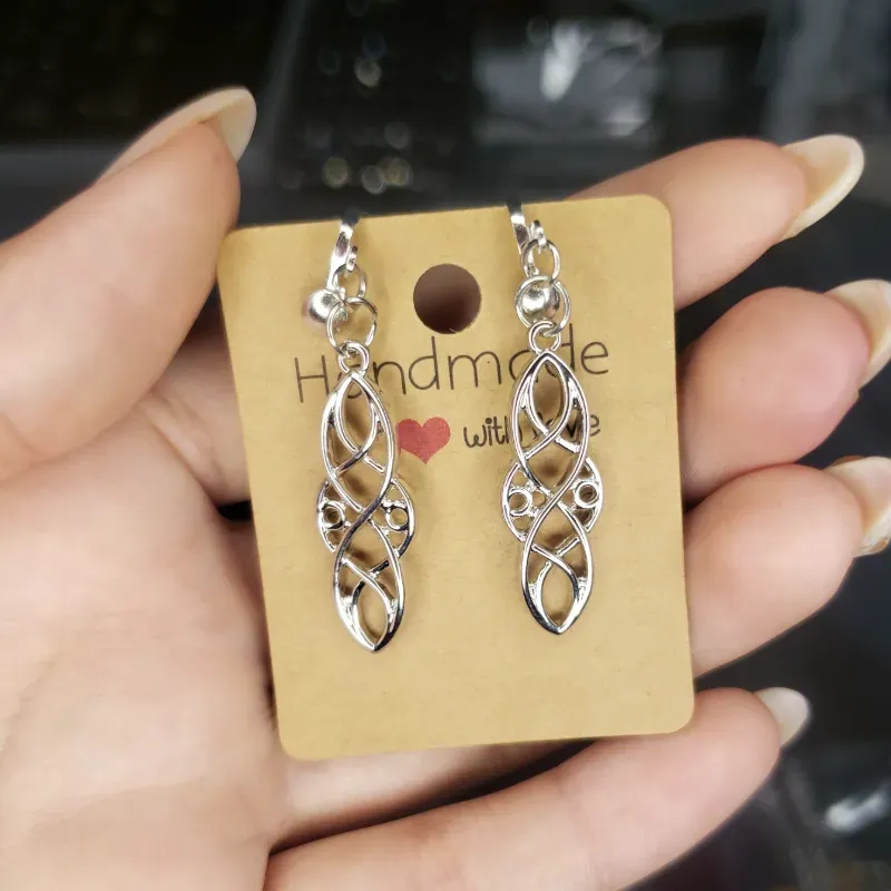 Pendientes color plata