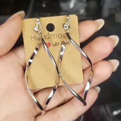 Pendientes color plata