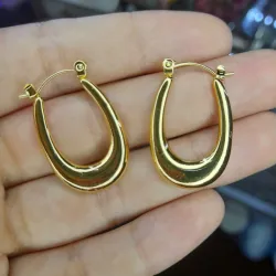 Pendientes de acero inoxidable