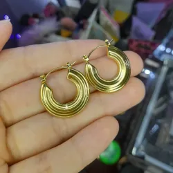 Pendientes de acero inoxidable