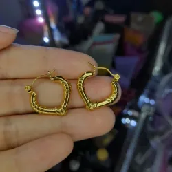Pendientes de acero inoxidable