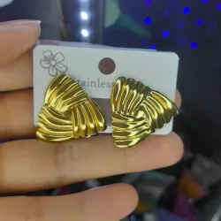 Pendientes de acero inoxidable