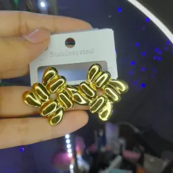 Pendientes de acero inoxidable