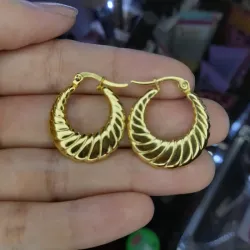 Pendientes de acero inoxidable