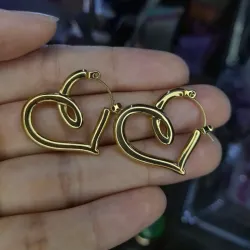 Pendientes de acero inoxidable