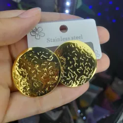 Pendientes de acero inoxidable