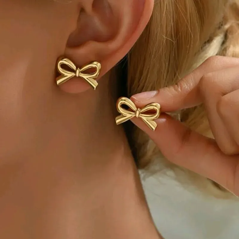 Pendientes de acero inoxidable