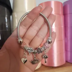 Pulsera estilo pandora de acero inoxidable