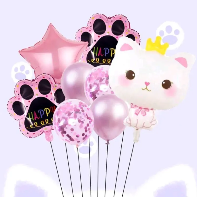 Set de globos hello Kitty