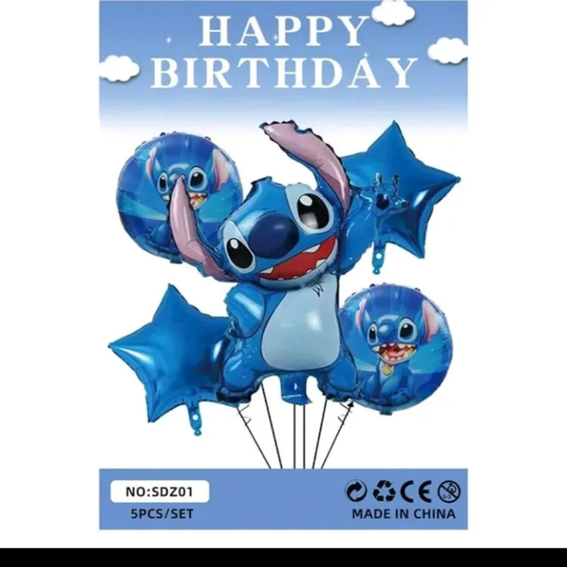 Set de globos Lilo & Stitch