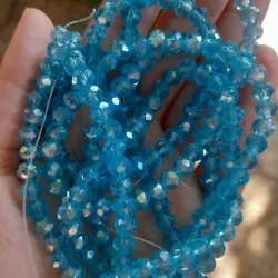 Swarovski de 6 mm azul cielo