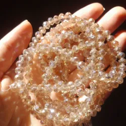 Swarovski de 6 mm champagne