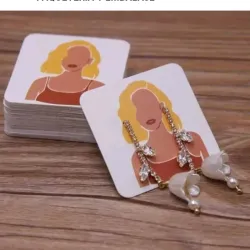 Tarjeta para pendientes 