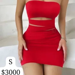 Vestido rojo talla S