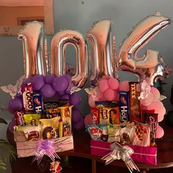 Caja básica con globos