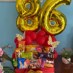 Caja básica con globos