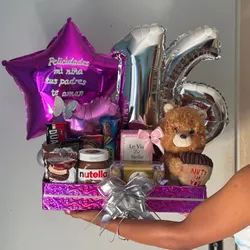 Caja exclusiva con globos 