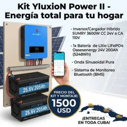 Como Sumnry 3.6 k y bateria 24*200