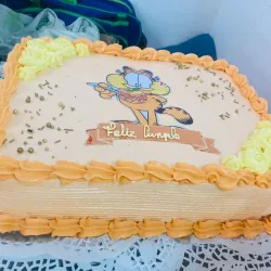 Cake 1 piso bandeja con Tematica