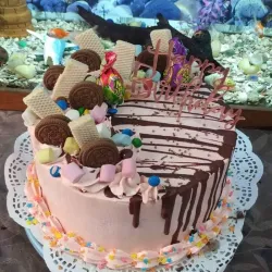 Cake 1 piso Redondo con Confituras 